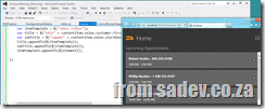Customizing UI with JavaScript