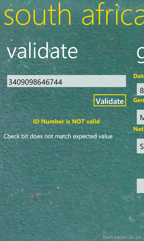 South African Id Number Generator