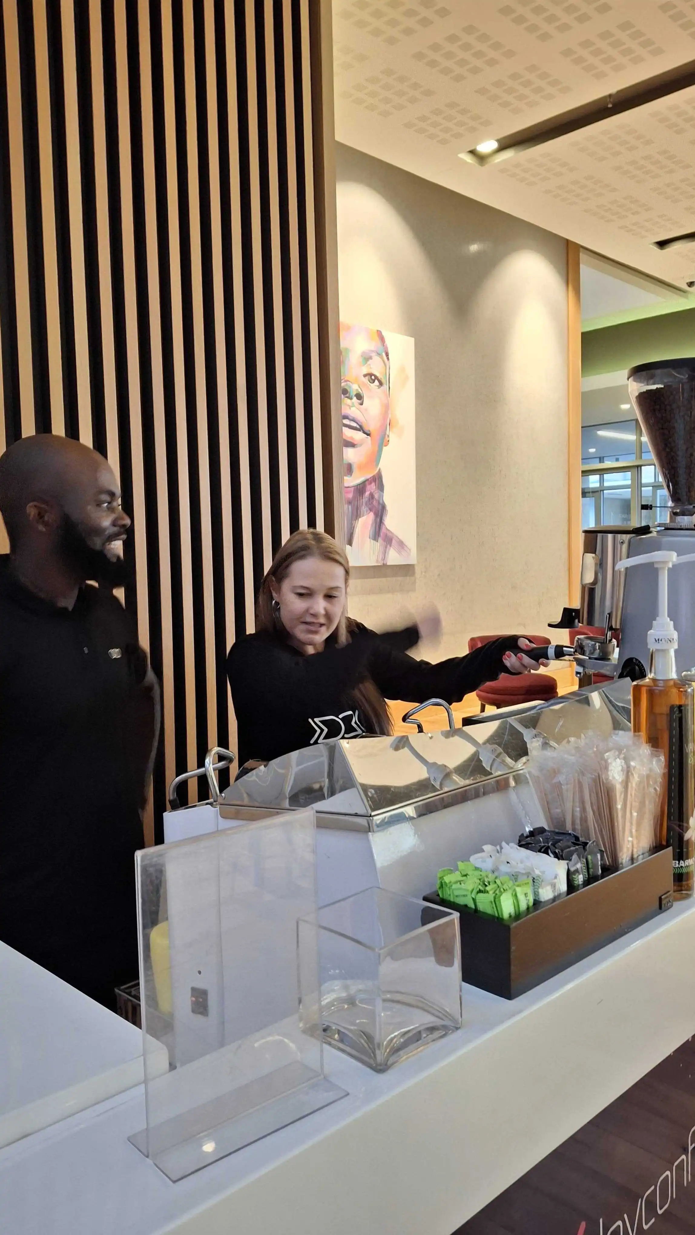 Candice needs to make sure she is happy with every aspect... even making the coffee!