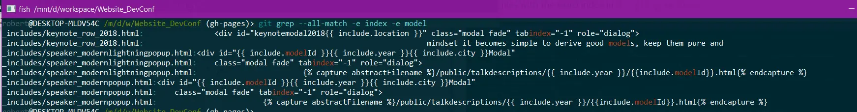 Demo of with multiple filters